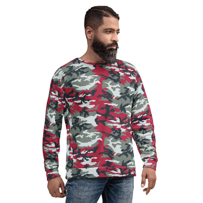 American M81 Firefighter Red CAMO Unisex Sweatshirt - Sweatshirts