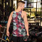 Classic M81 Firefighter Red CAMO Unisex Tank Top - Shirt