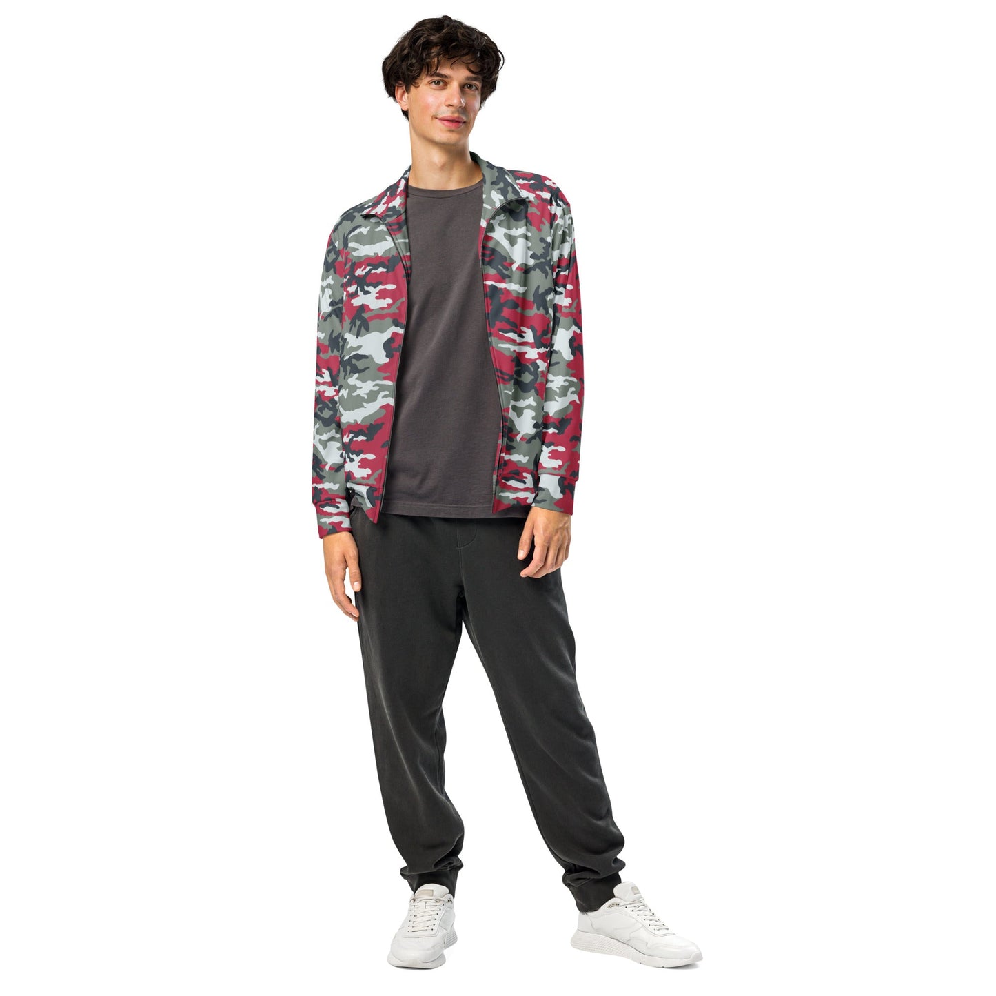 American M81 Firefighter Red CAMO Unisex track jacket - Track Jackets