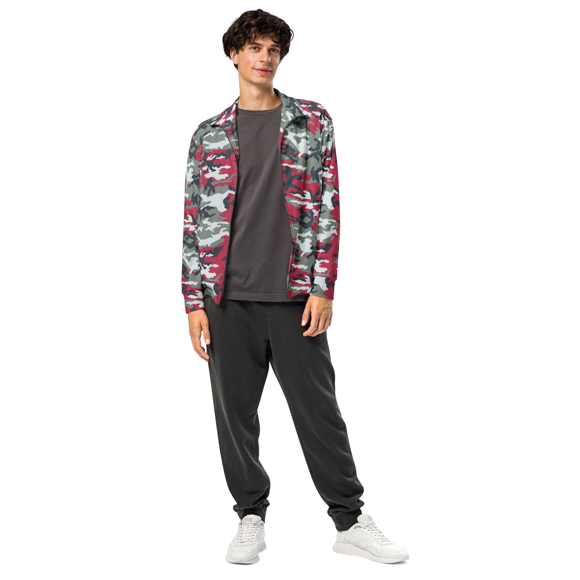 American M81 Firefighter Red CAMO Unisex track jacket - Track Jackets