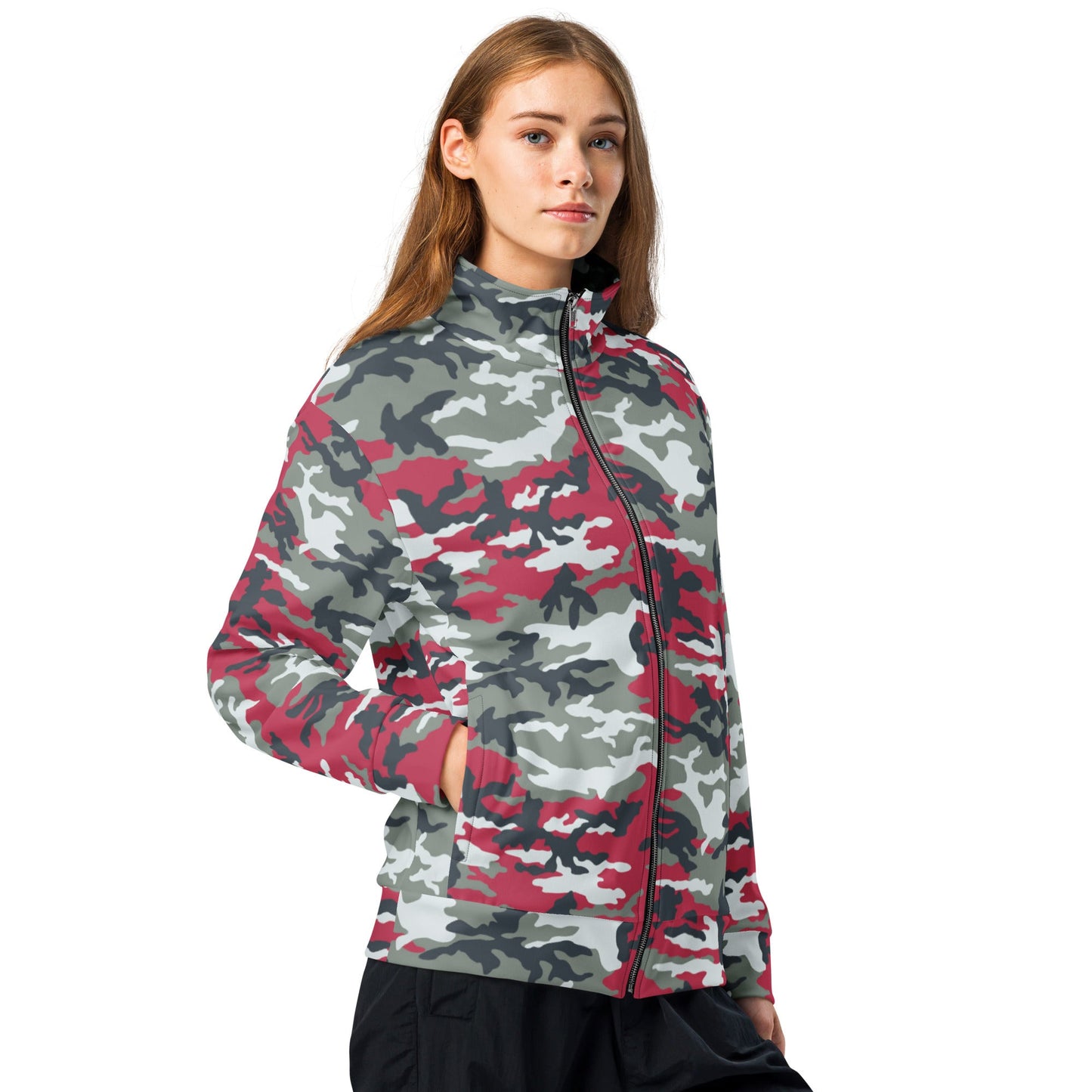American M81 Firefighter Red CAMO Unisex track jacket - Track Jackets