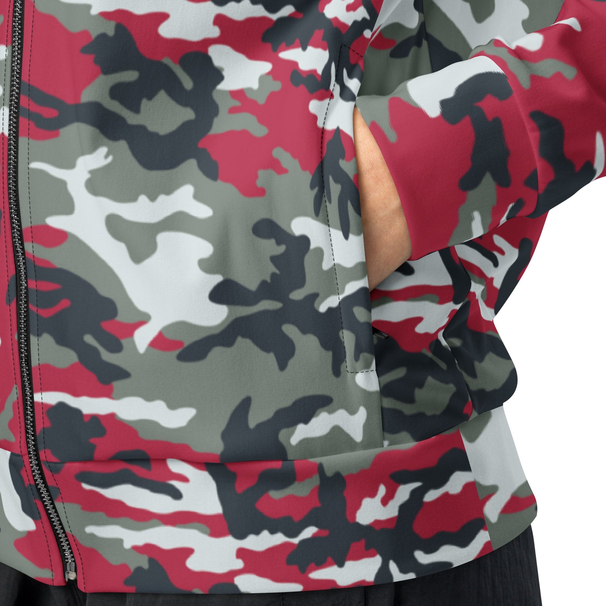 American M81 Firefighter Red CAMO Unisex track jacket - Track Jackets