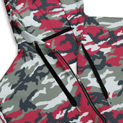 American M81 Firefighter Red CAMO Unisex Zip Hoodie