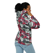 American M81 Firefighter Red CAMO Unisex Zip Hoodie