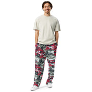 Classic M81 Firefighter Red CAMO Unisex Wide-Leg Joggers
