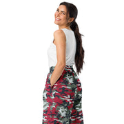 Classic M81 Firefighter Red CAMO Unisex Wide-Leg Joggers