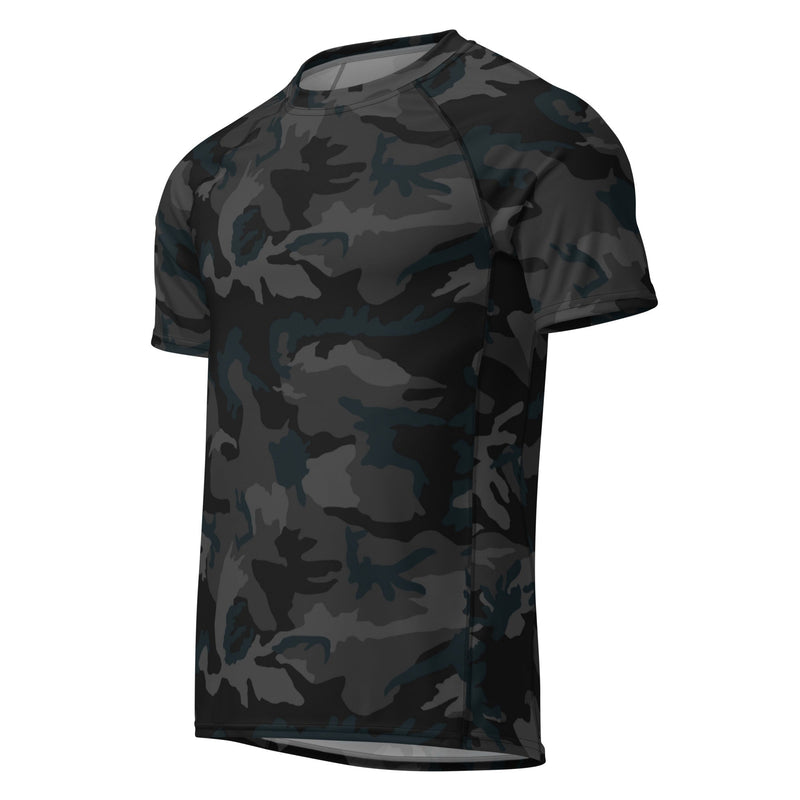 Classic M81 Night CAMO Mens Short-Sleeve Rash Guard - SS