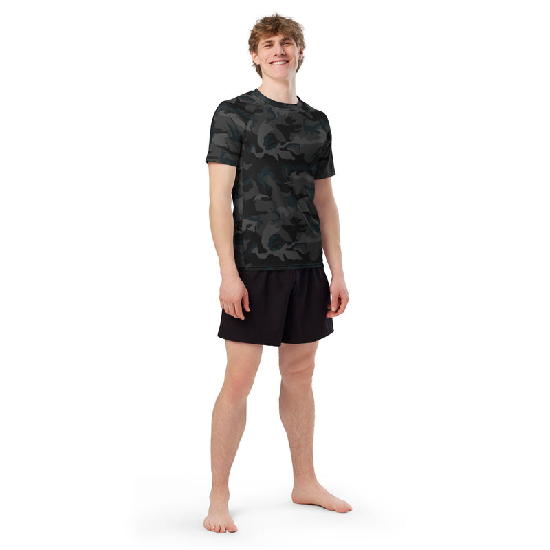 Classic M81 Night CAMO Mens Short-Sleeve Rash Guard - SS