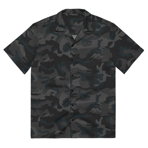 Classic M81 Night CAMO Unisex Short-Sleeve Button Shirt - 2XS - Button-Up