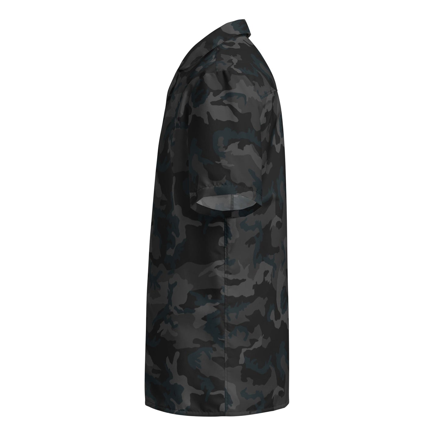 American M81 Night CAMO Unisex Short-Sleeve Button Shirt