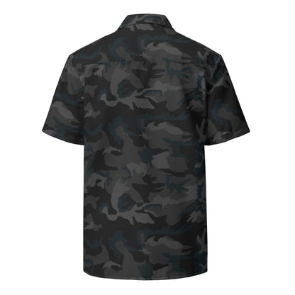 American M81 Night CAMO Unisex Short-Sleeve Button Shirt