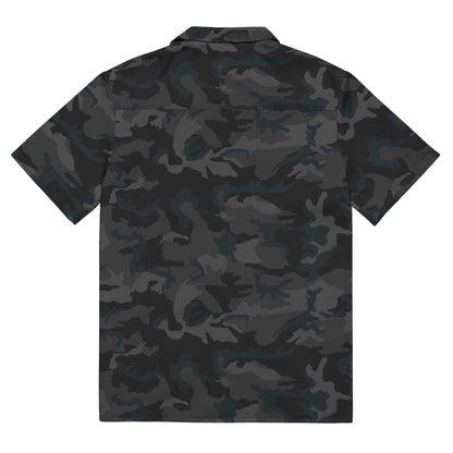 American M81 Night CAMO Unisex Short-Sleeve Button Shirt