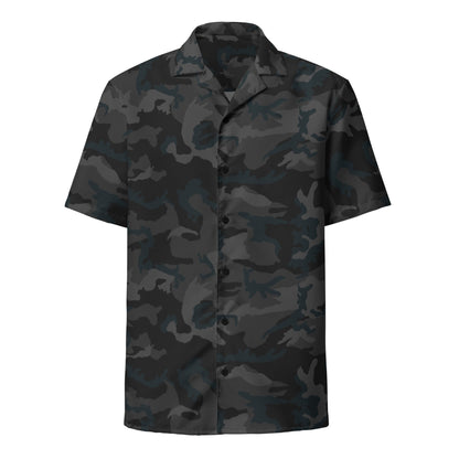 American M81 Night CAMO Unisex Short-Sleeve Button Shirt