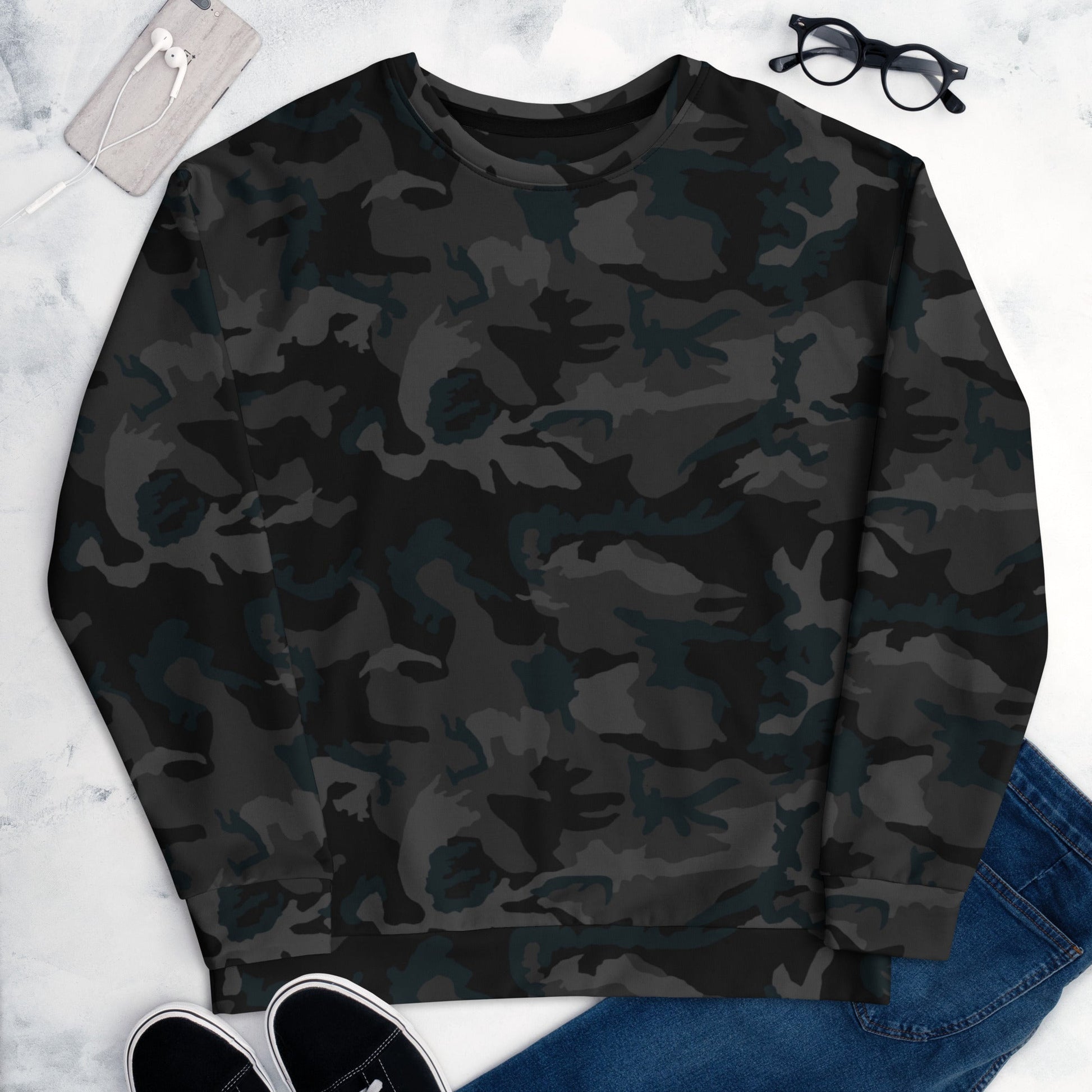 American M81 Night CAMO Unisex Sweatshirt - Sweatshirts