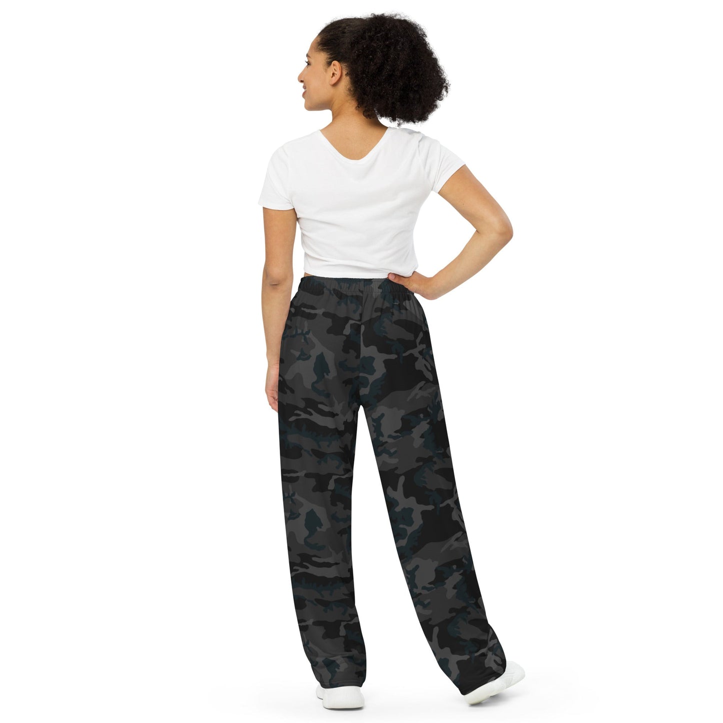 American M81 Night CAMO unisex wide-leg pants - Wide-leg Pants