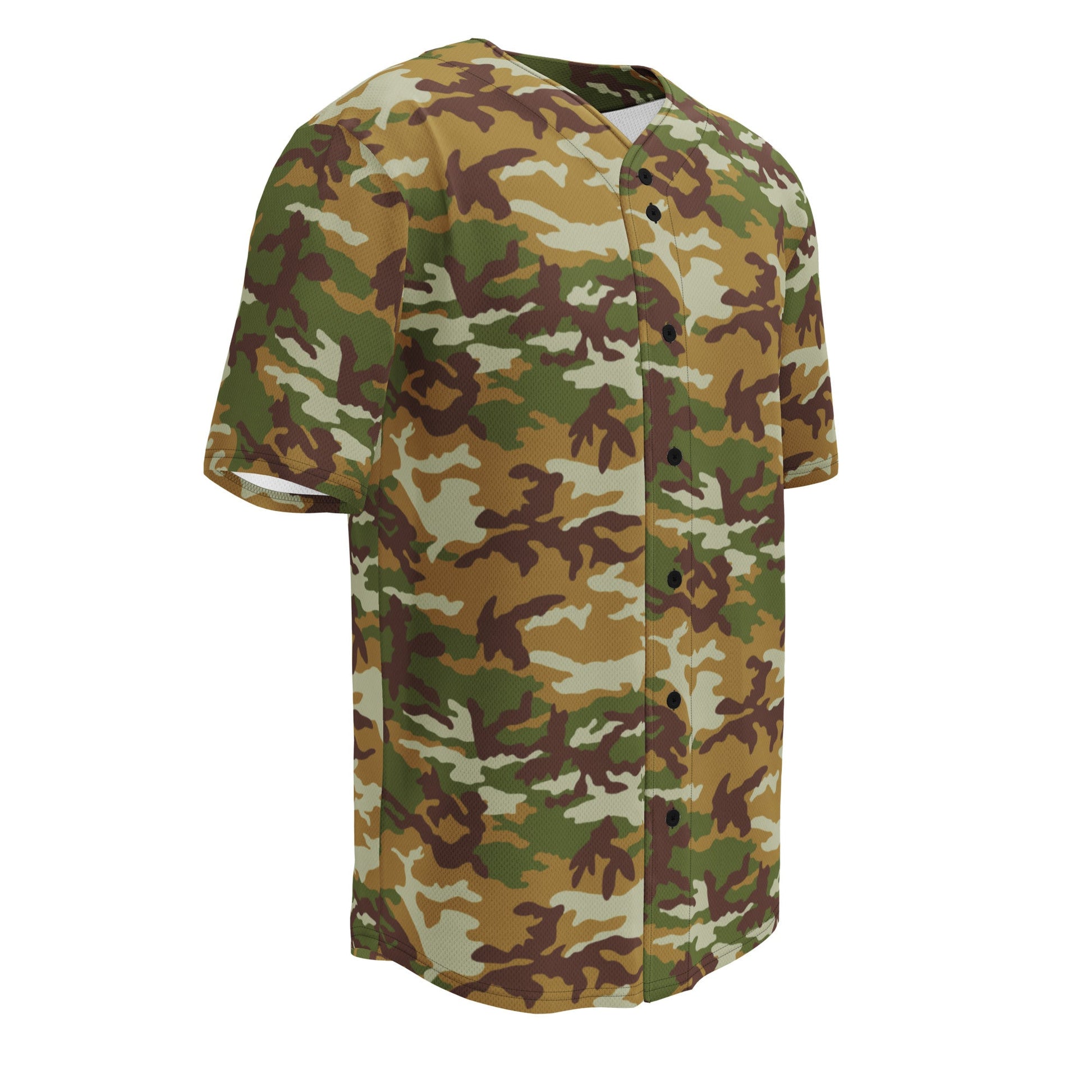 American M81 Olive Brush Woodland CAMO baseball jersey - Baseball Jerseys