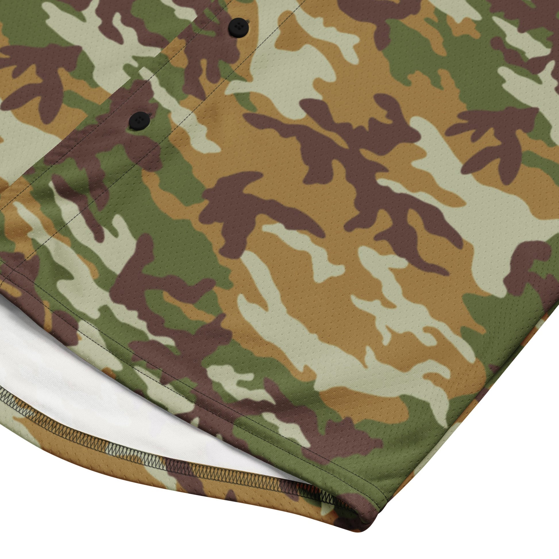 American M81 Olive Brush Woodland CAMO baseball jersey - Baseball Jerseys