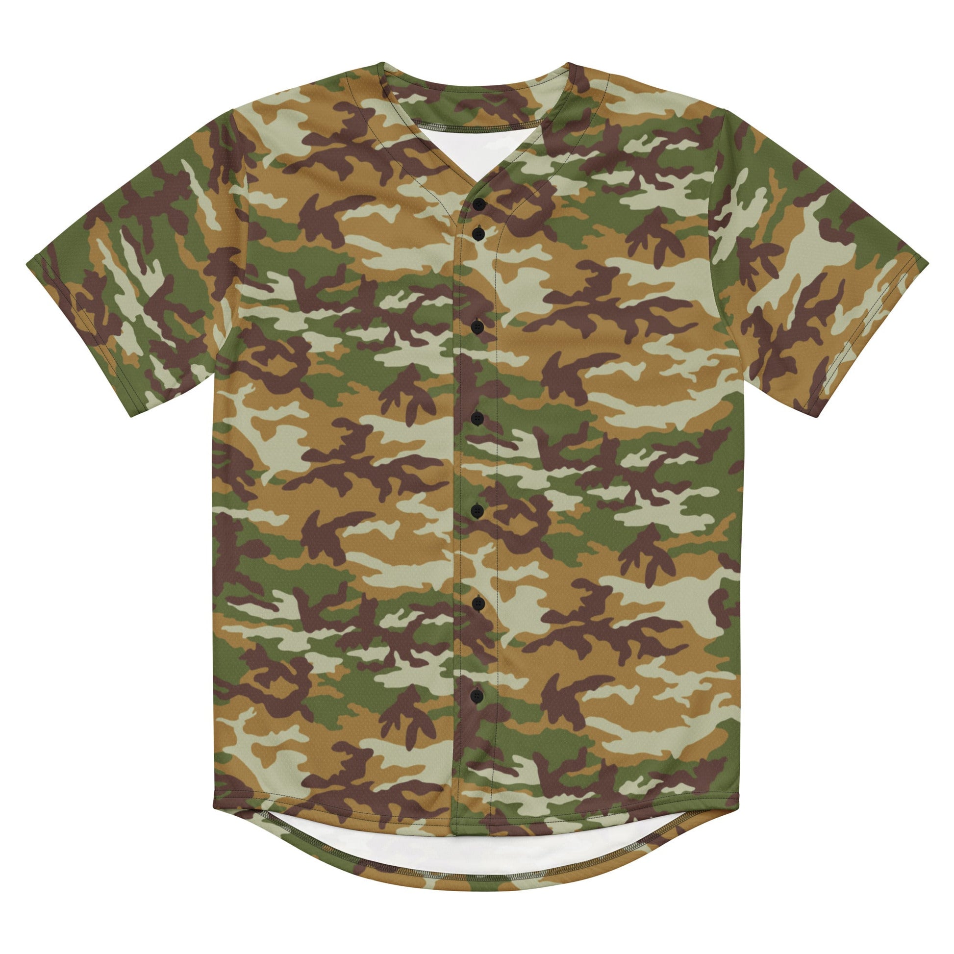 American M81 Olive Brush Woodland CAMO baseball jersey - Baseball Jerseys