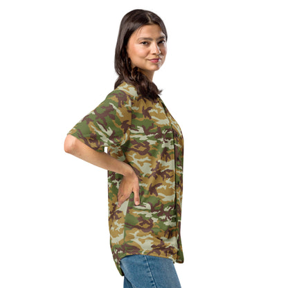 American M81 Olive Brush Woodland CAMO baseball jersey - Baseball Jerseys