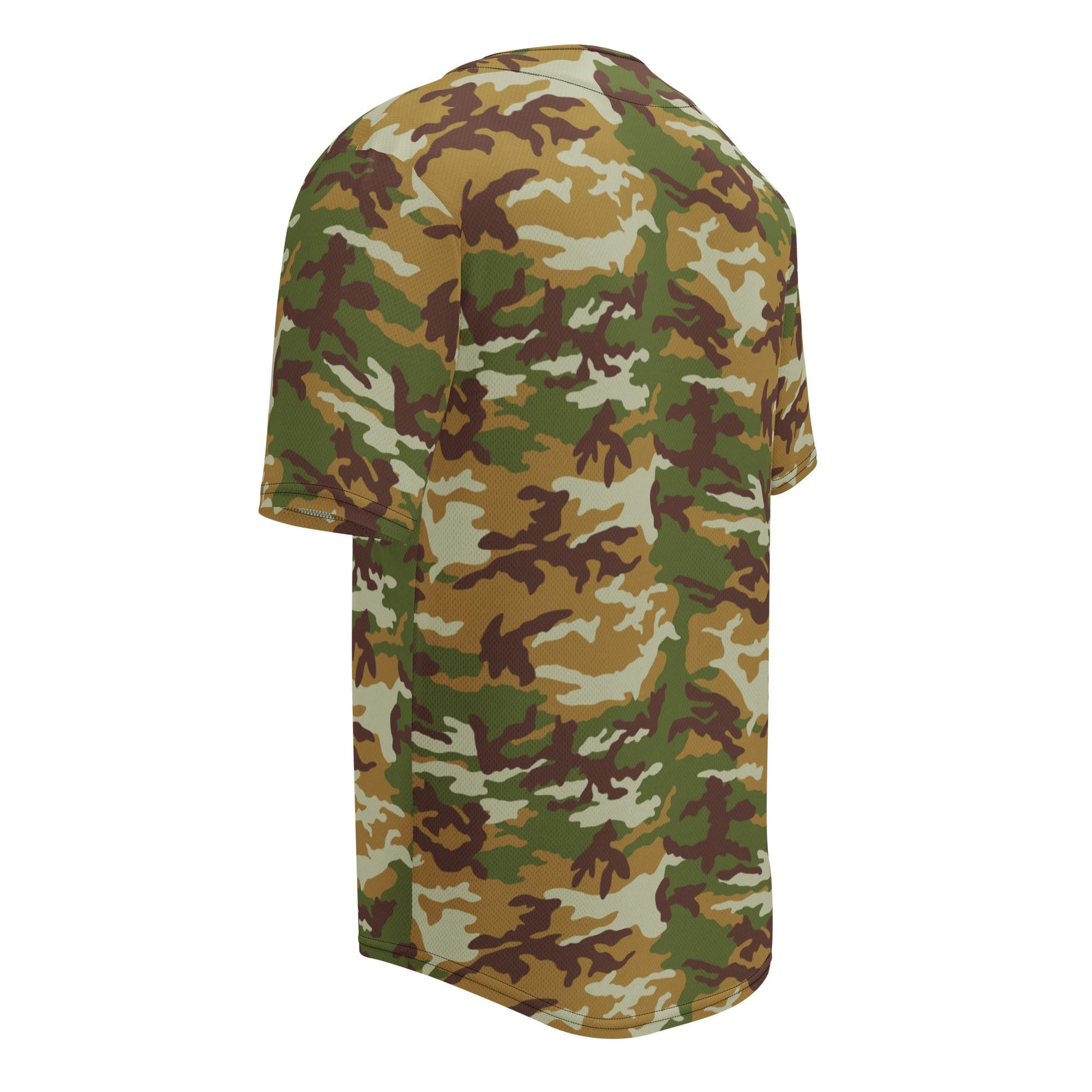 American M81 Olive Brush Woodland CAMO baseball jersey - Baseball Jerseys