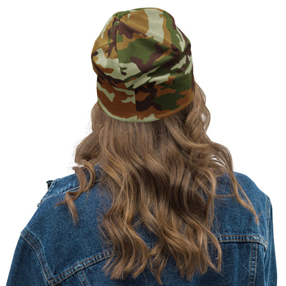 American M81 Olive Brush Woodland CAMO Beanie - Beanies