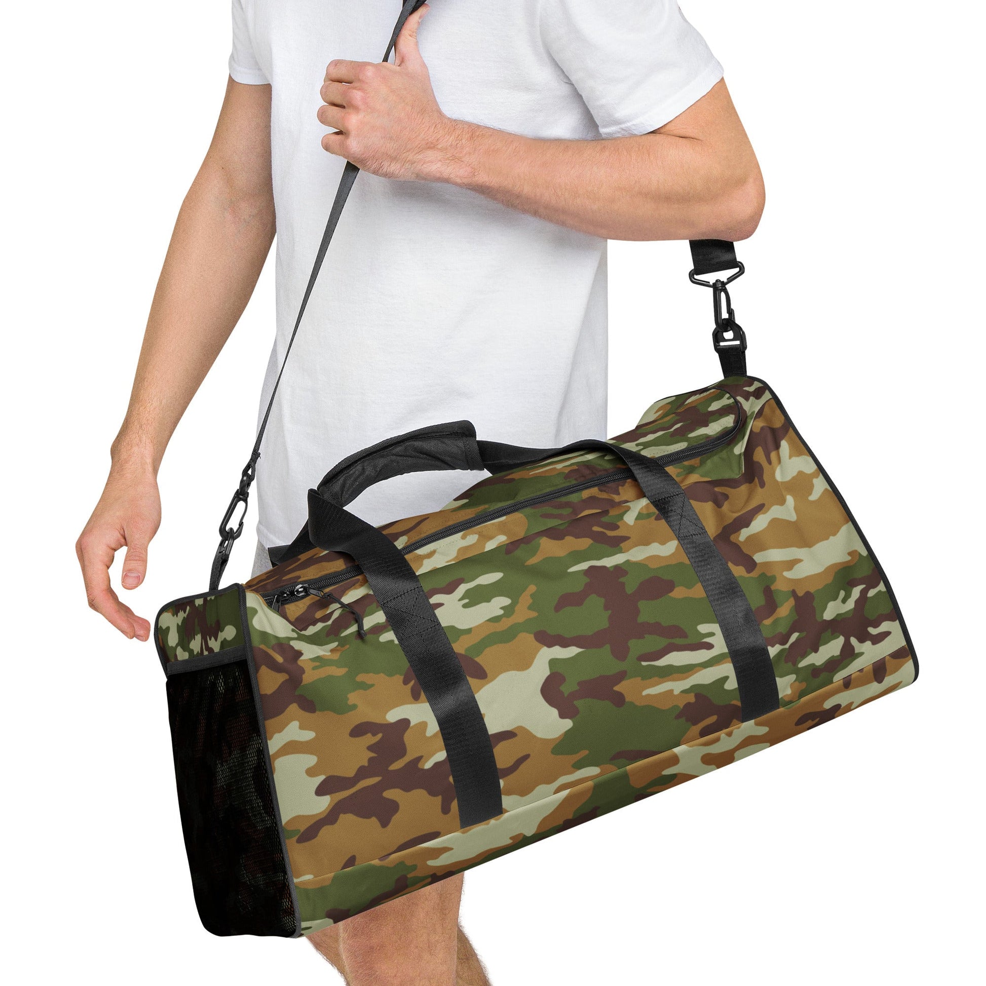 American M81 Olive Brush Woodland CAMO Duffle Bag