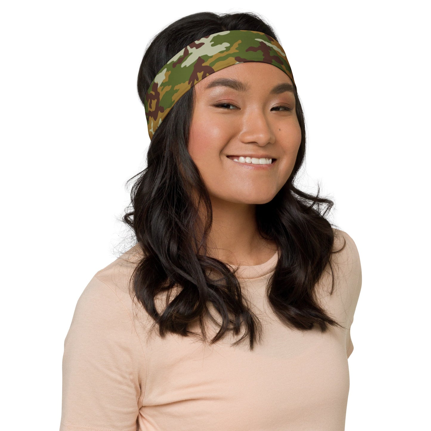 American M81 Olive Brush Woodland CAMO Headband