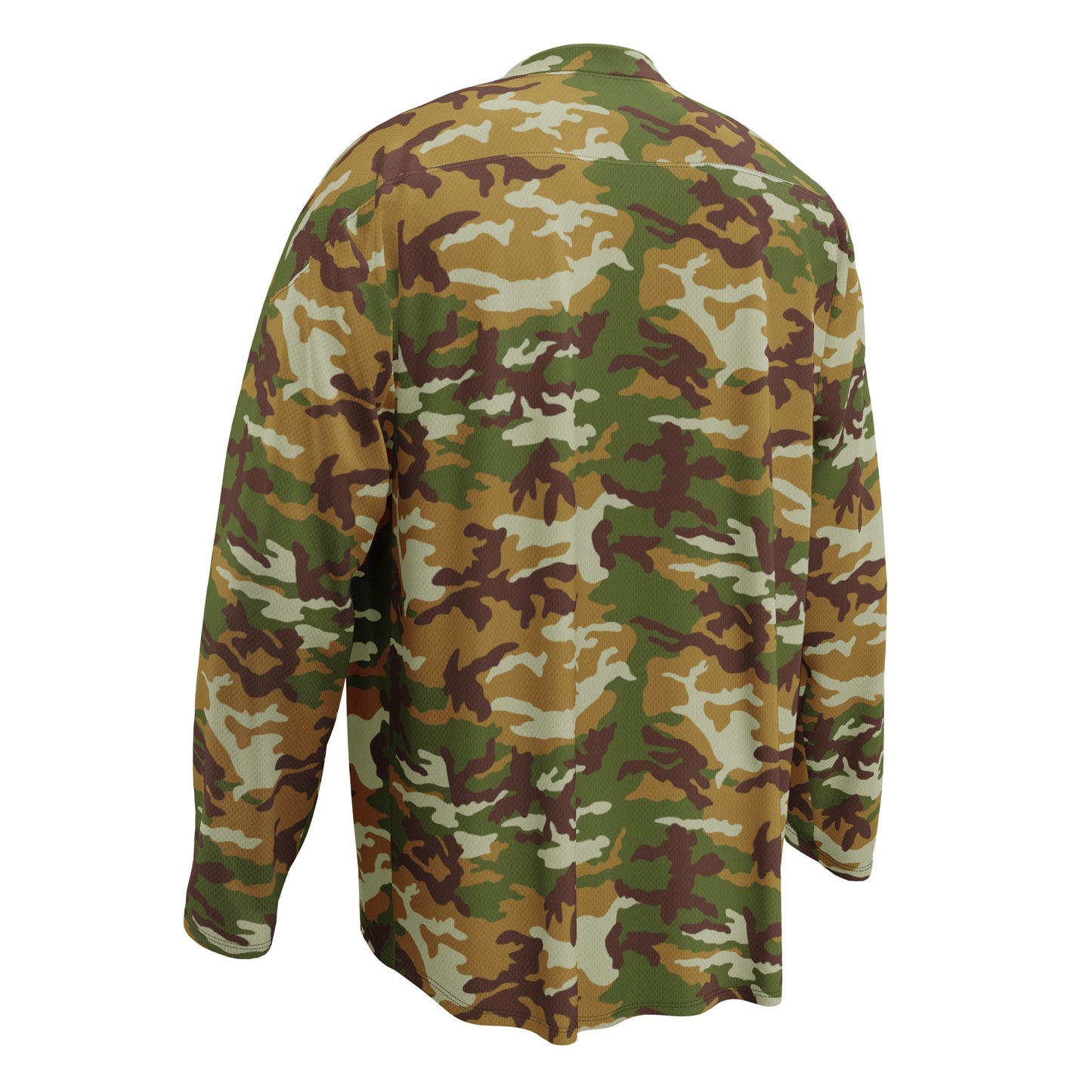 American M81 Olive Brush Woodland CAMO hockey fan jersey - Hockey Jerseys