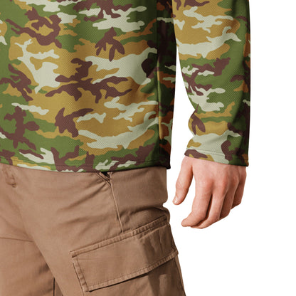 American M81 Olive Brush Woodland CAMO hockey fan jersey - Hockey Jerseys