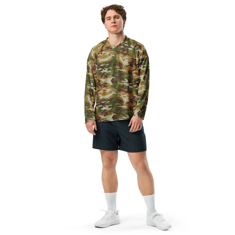 American M81 Olive Brush Woodland CAMO Unisex Hockey Fan Jersey