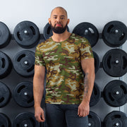 Classic M81 Olive Brush Woodland CAMO Mens Athletic T-Shirt - XS - Shirt
