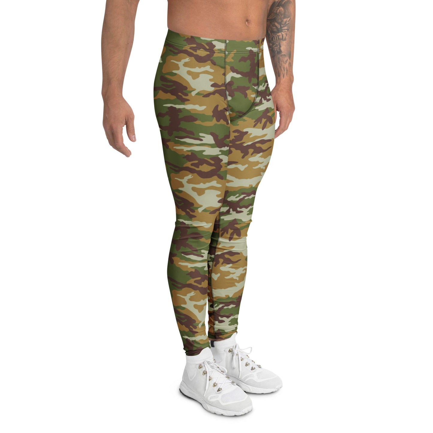 American M81 Olive Brush Woodland CAMO Mens Leggings