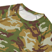 Classic M81 Olive Brush Woodland CAMO Mens Short-Sleeve Rash Guard - SS