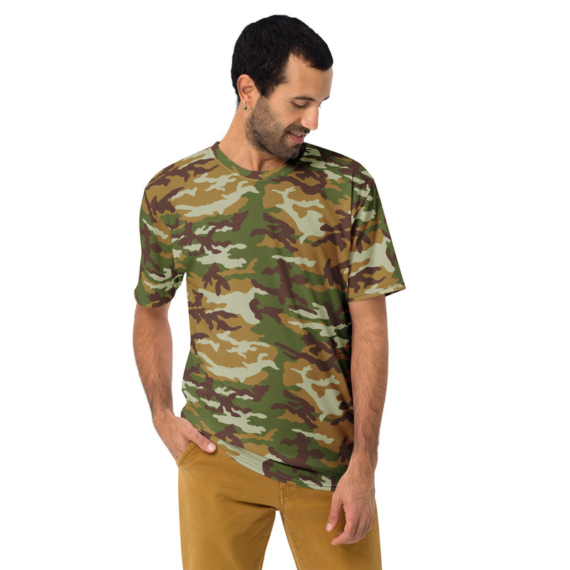 American M81 Olive Brush Woodland CAMO Mens T-Shirt