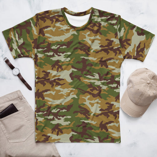 American M81 Olive Brush Woodland CAMO Mens T-Shirt - XS