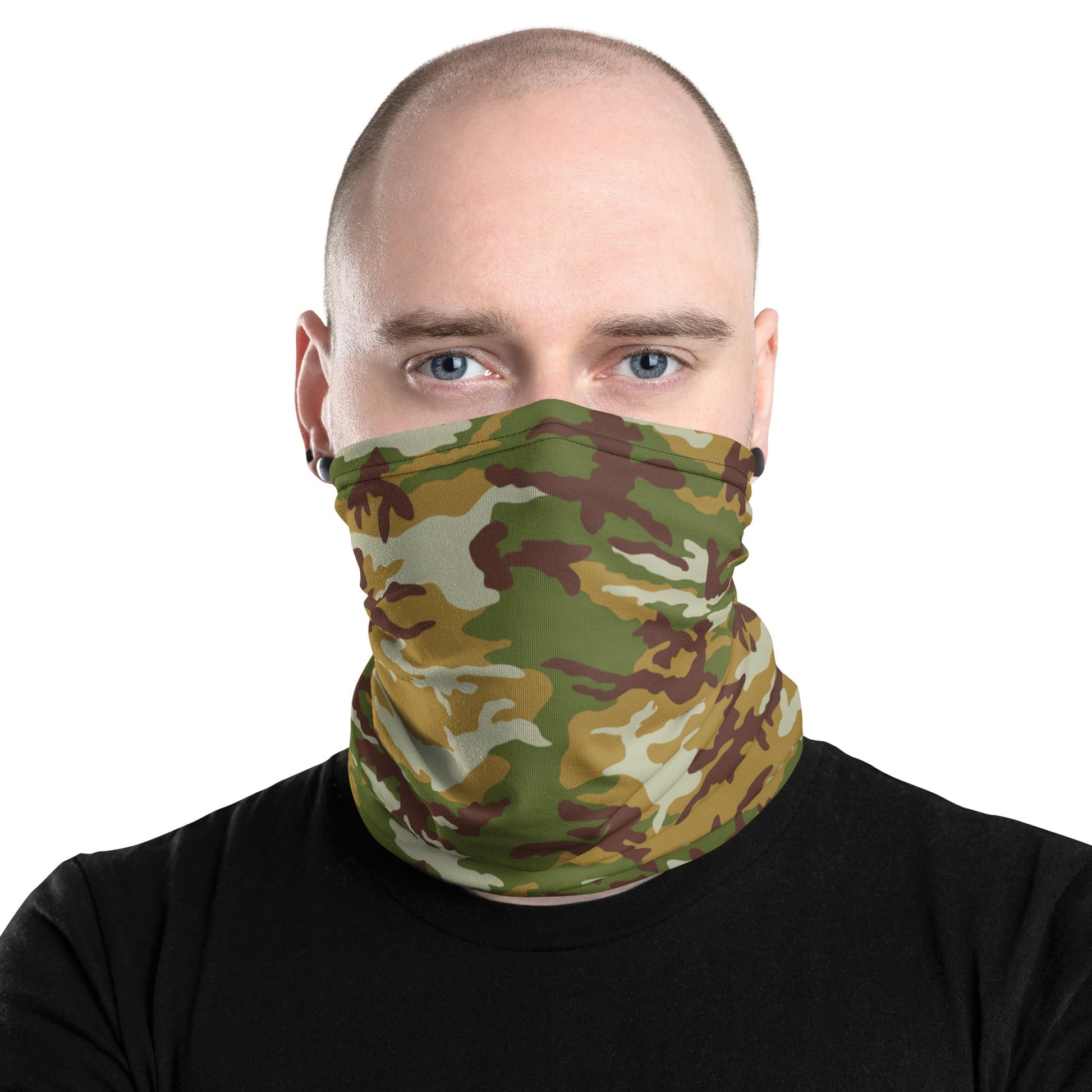 American M81 Olive Brush Woodland CAMO Neck Gaiter