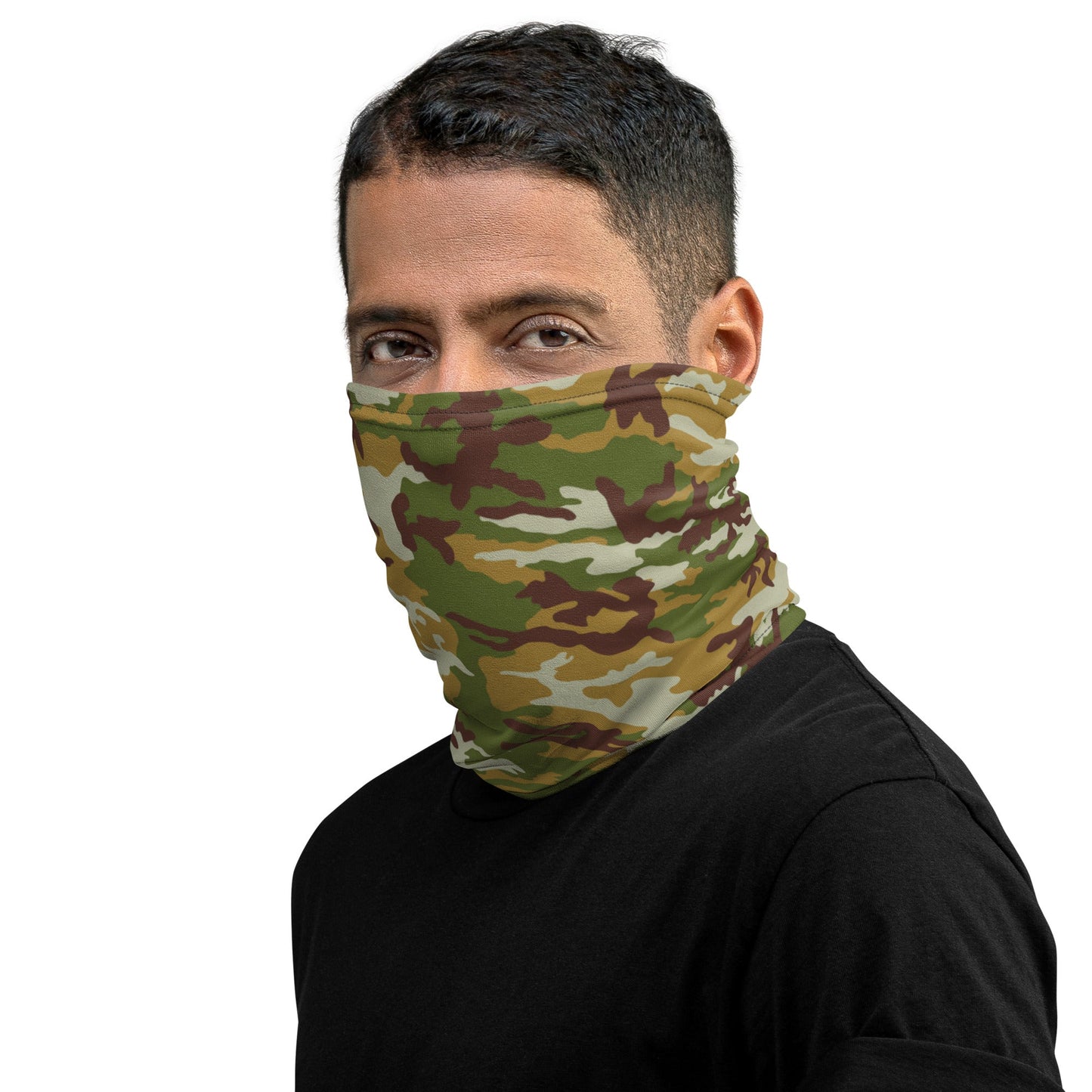 American M81 Olive Brush Woodland CAMO Neck Gaiter