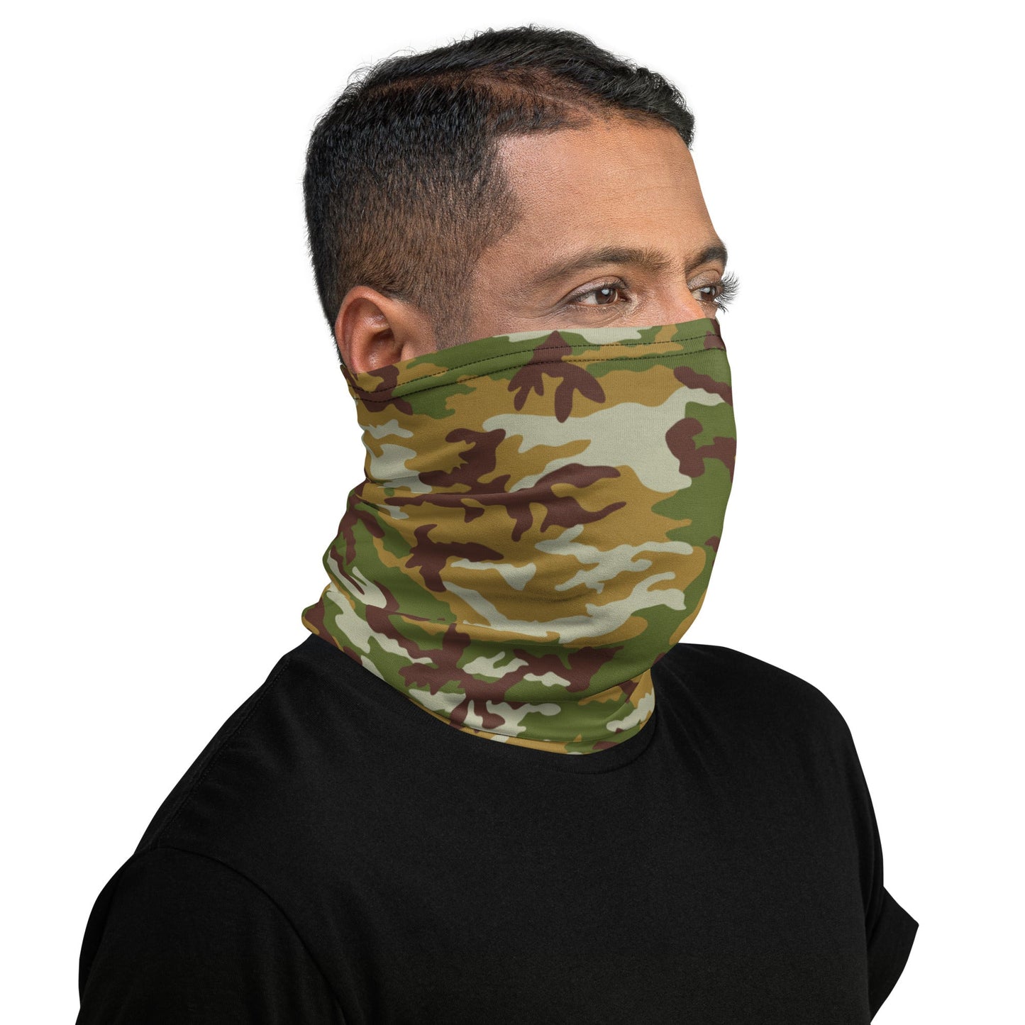 American M81 Olive Brush Woodland CAMO Neck Gaiter