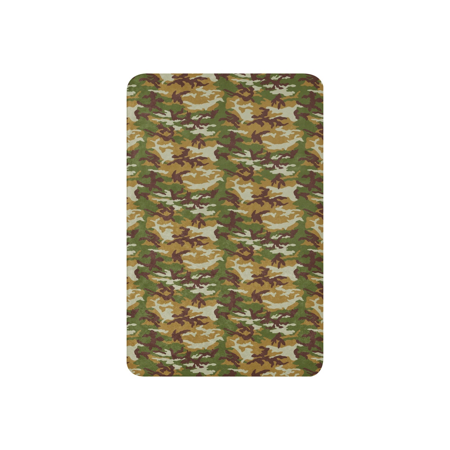 American M81 Olive Brush Woodland CAMO Sherpa blanket - Blankets