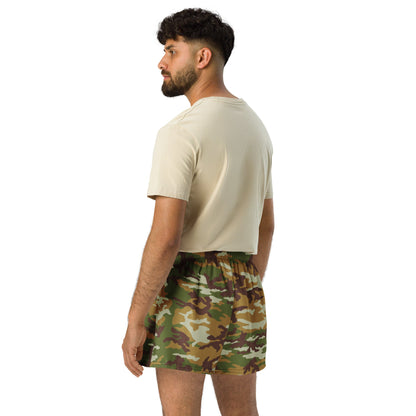 American M81 Olive Brush Woodland CAMO Unisex Athletic Shorts