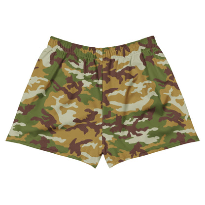 American M81 Olive Brush Woodland CAMO Unisex Athletic Shorts