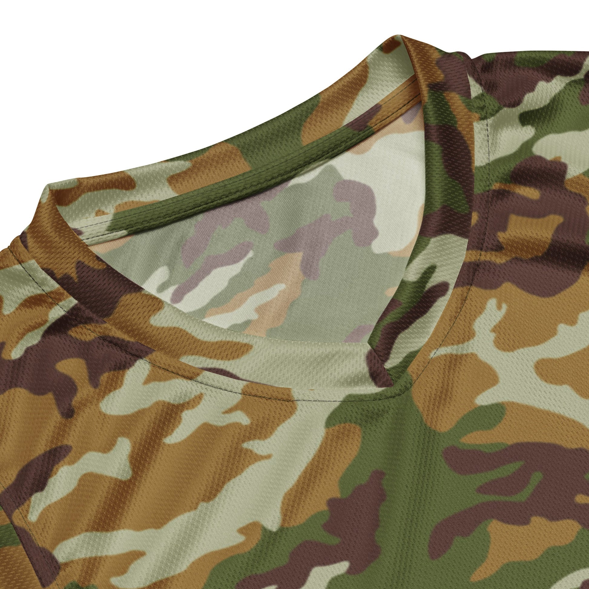 American M81 Olive Brush Woodland CAMO Unisex Basketball Jersey