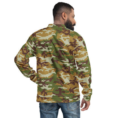 American M81 Olive Brush Woodland CAMO Unisex Bomber Jacket
