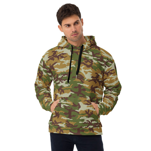 Classic M81 Olive Brush Woodland CAMO Unisex Hoodie - 2XS