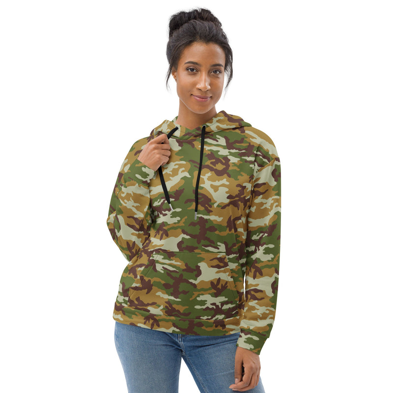 Classic M81 Olive Brush Woodland CAMO Unisex Hoodie