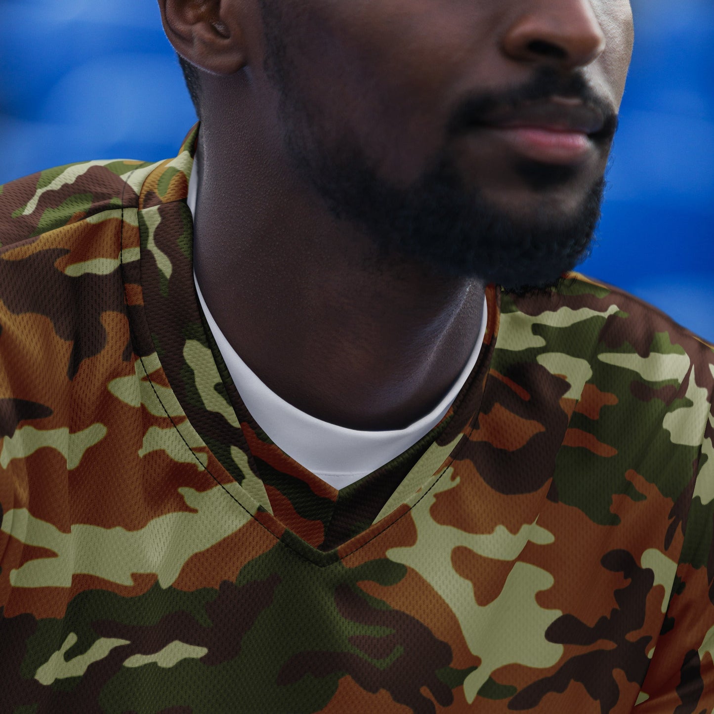 American M81 Olive Brush Woodland CAMO Unisex Sports Jersey
