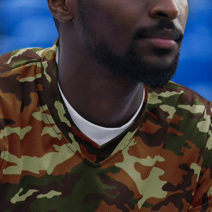 American M81 Olive Brush Woodland CAMO Unisex Sports Jersey