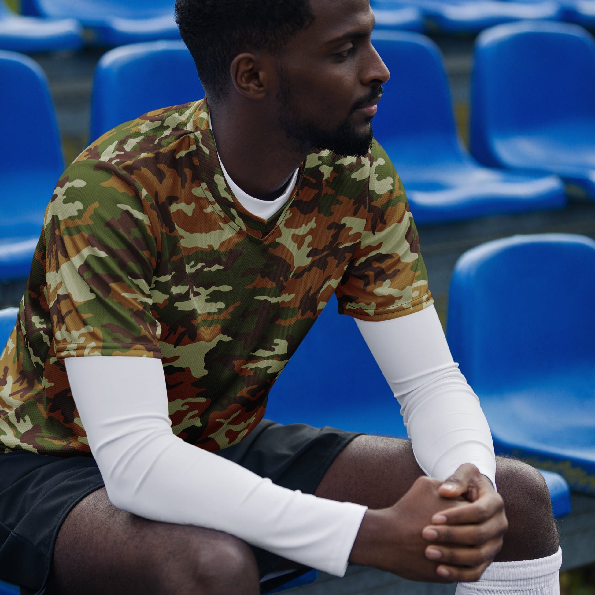 American M81 Olive Brush Woodland CAMO Unisex Sports Jersey