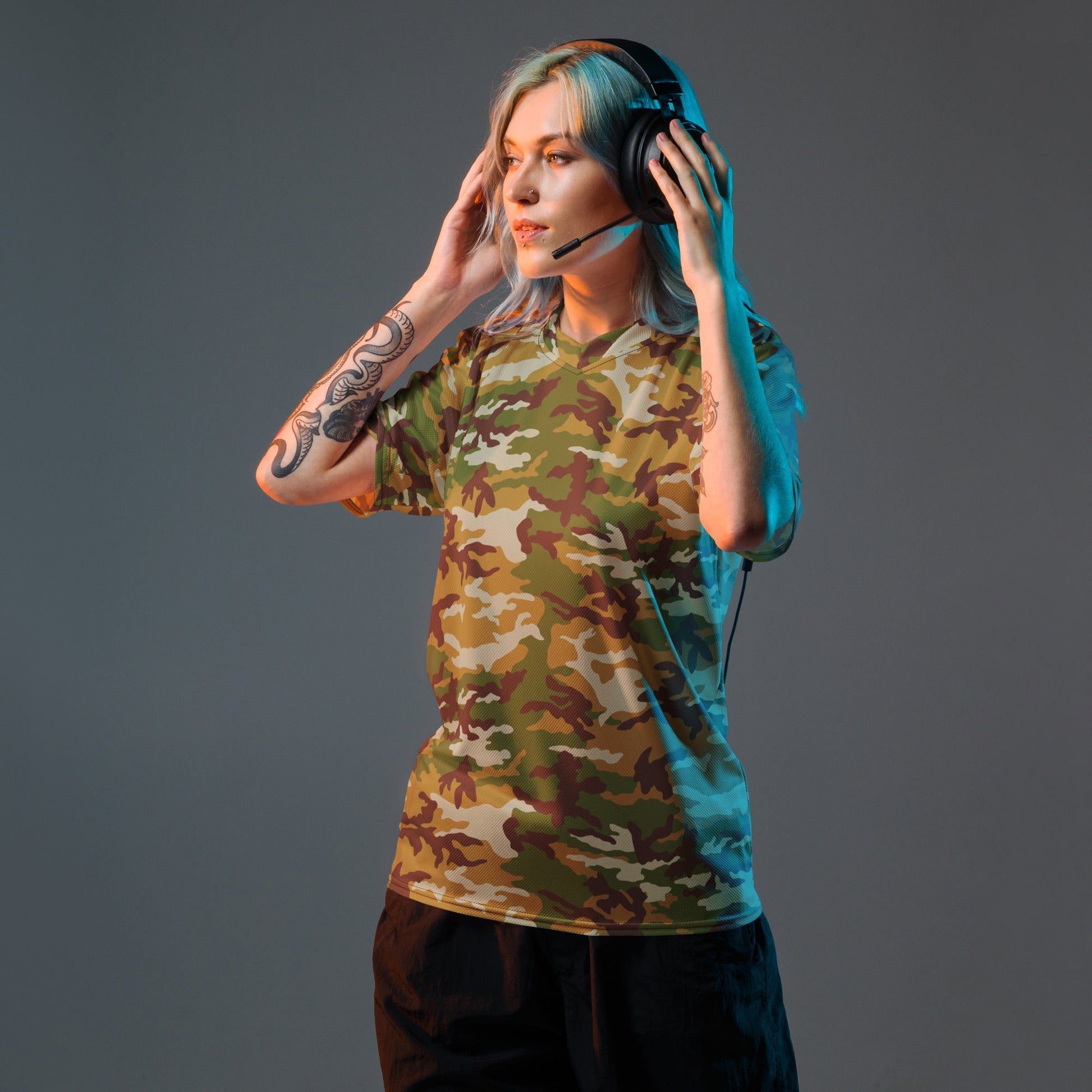 American M81 Olive Brush Woodland CAMO Unisex Sports Jersey