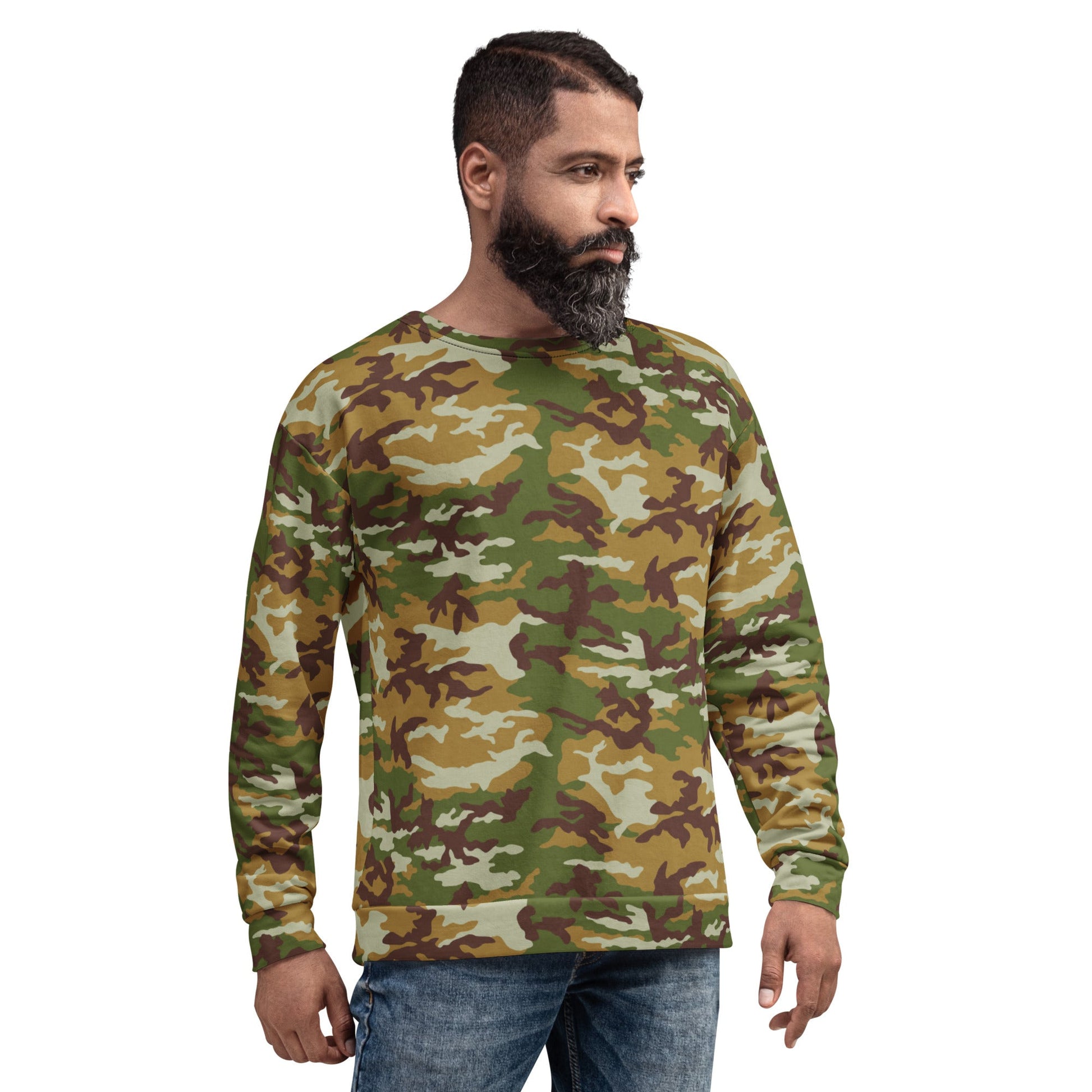 American M81 Olive Brush Woodland CAMO Unisex Sweatshirt